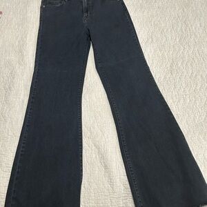 Women's Hidden Black Flared Jeans